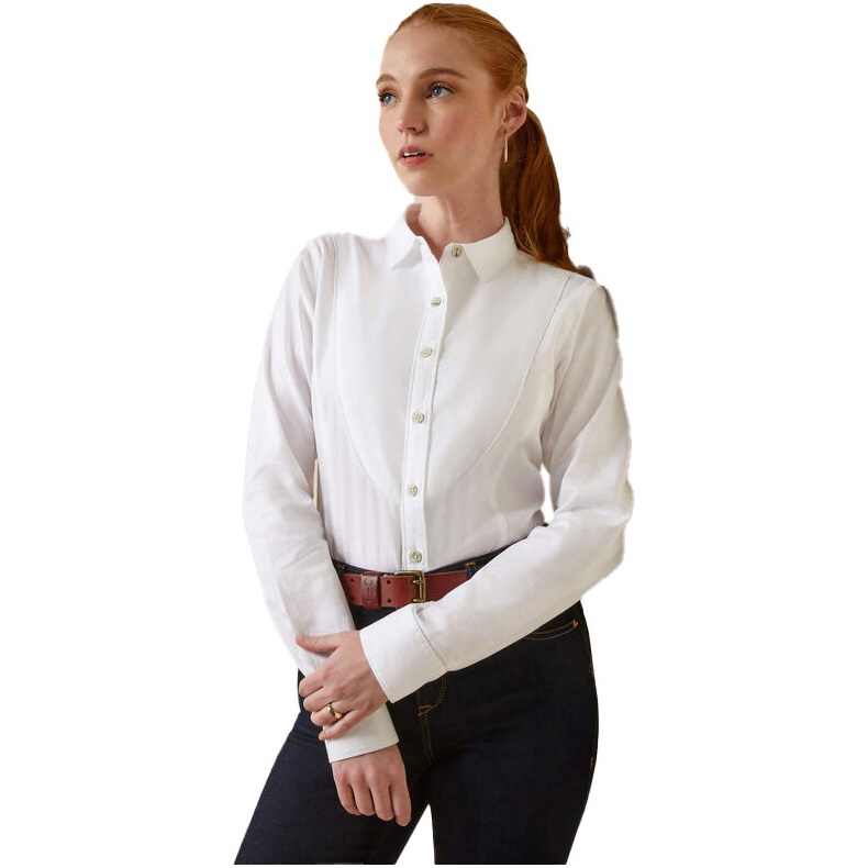 Ariat Womens Muir Long Sleeve Blouse 10046372 - White